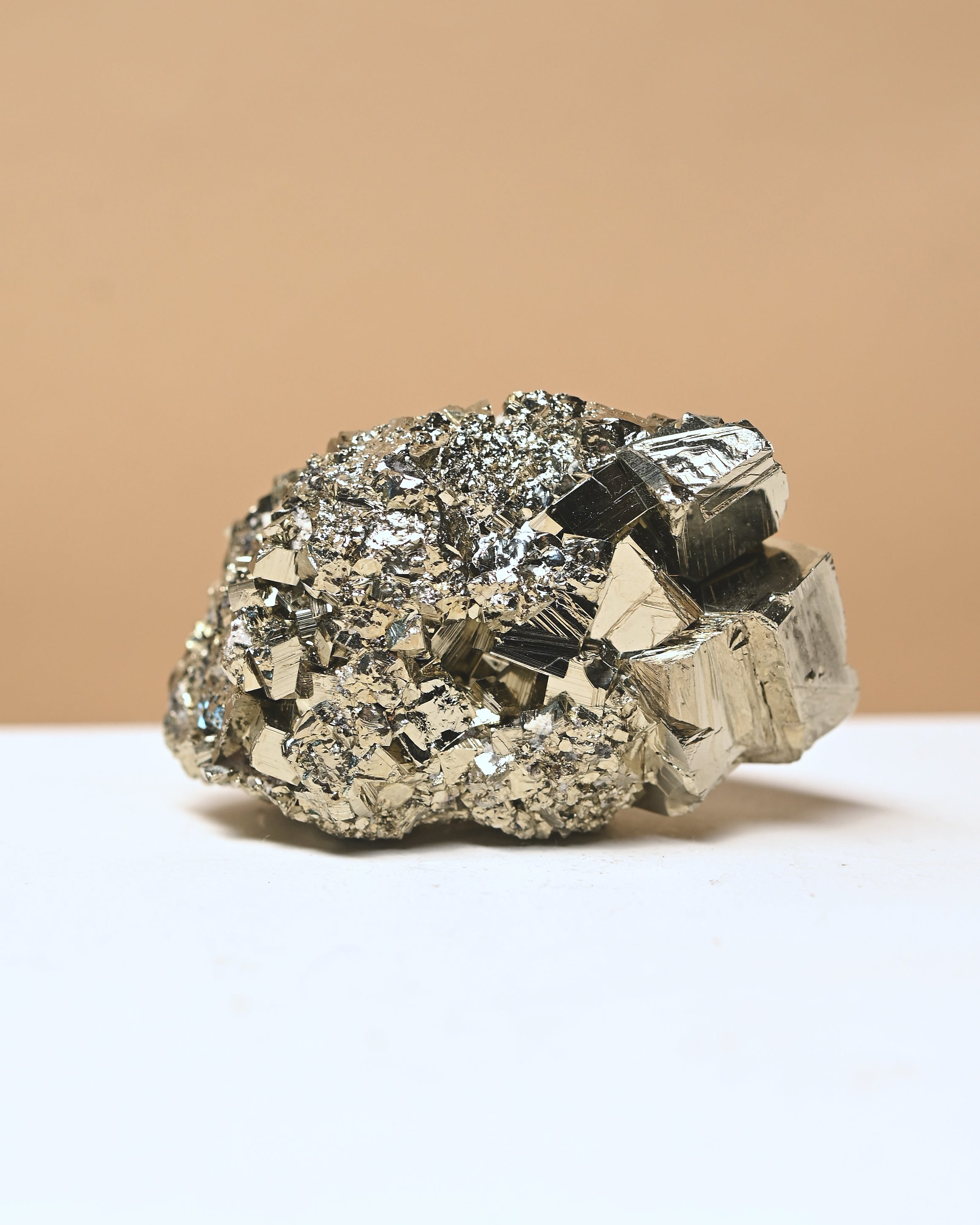 Pyrite Cubic Cluster 4in
