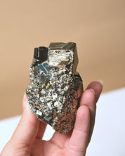 Pyrite Cubic Cluster 4in