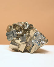 Pyrite Cubic Cluster 4in