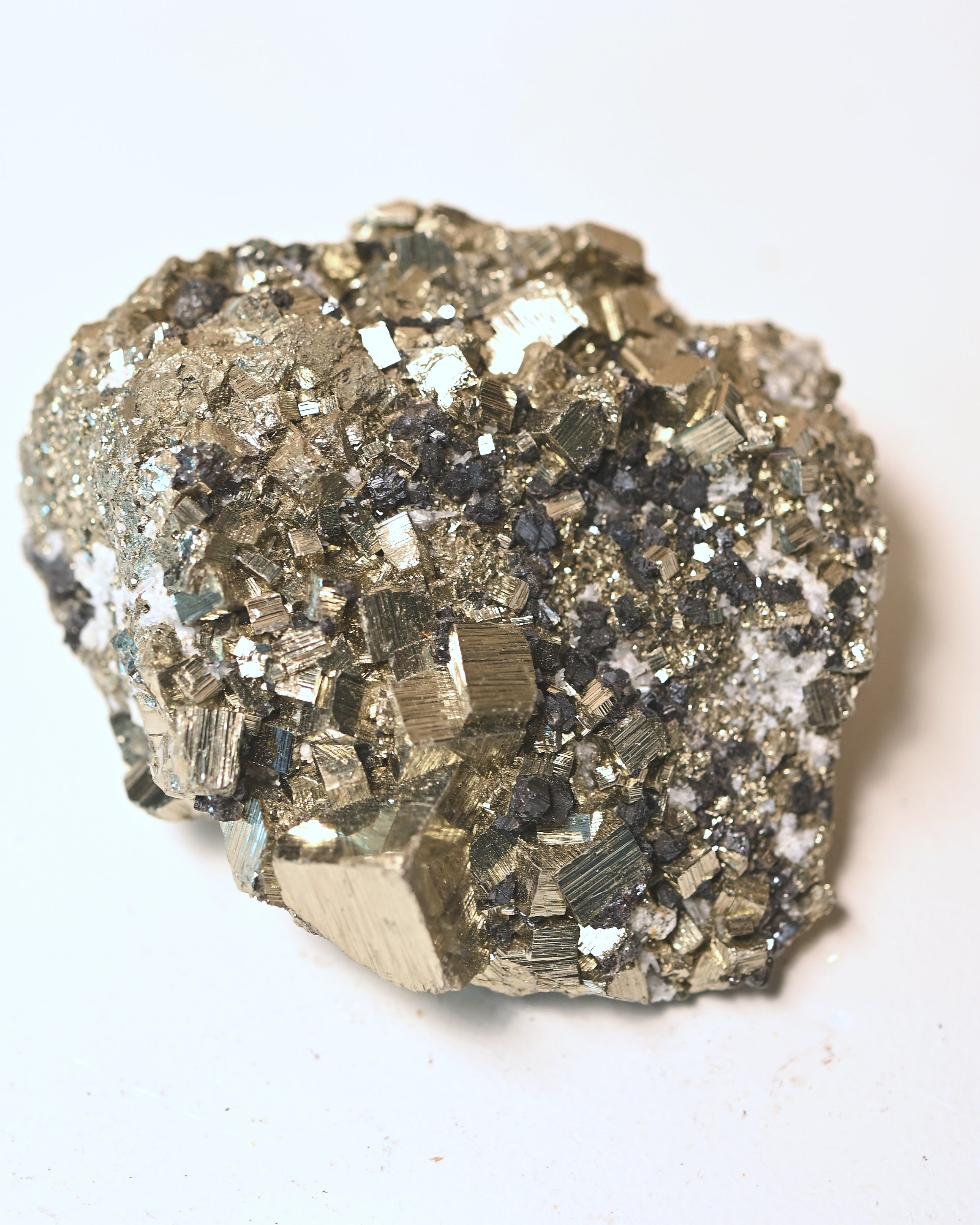 Pyrite Cubic Cluster 4in