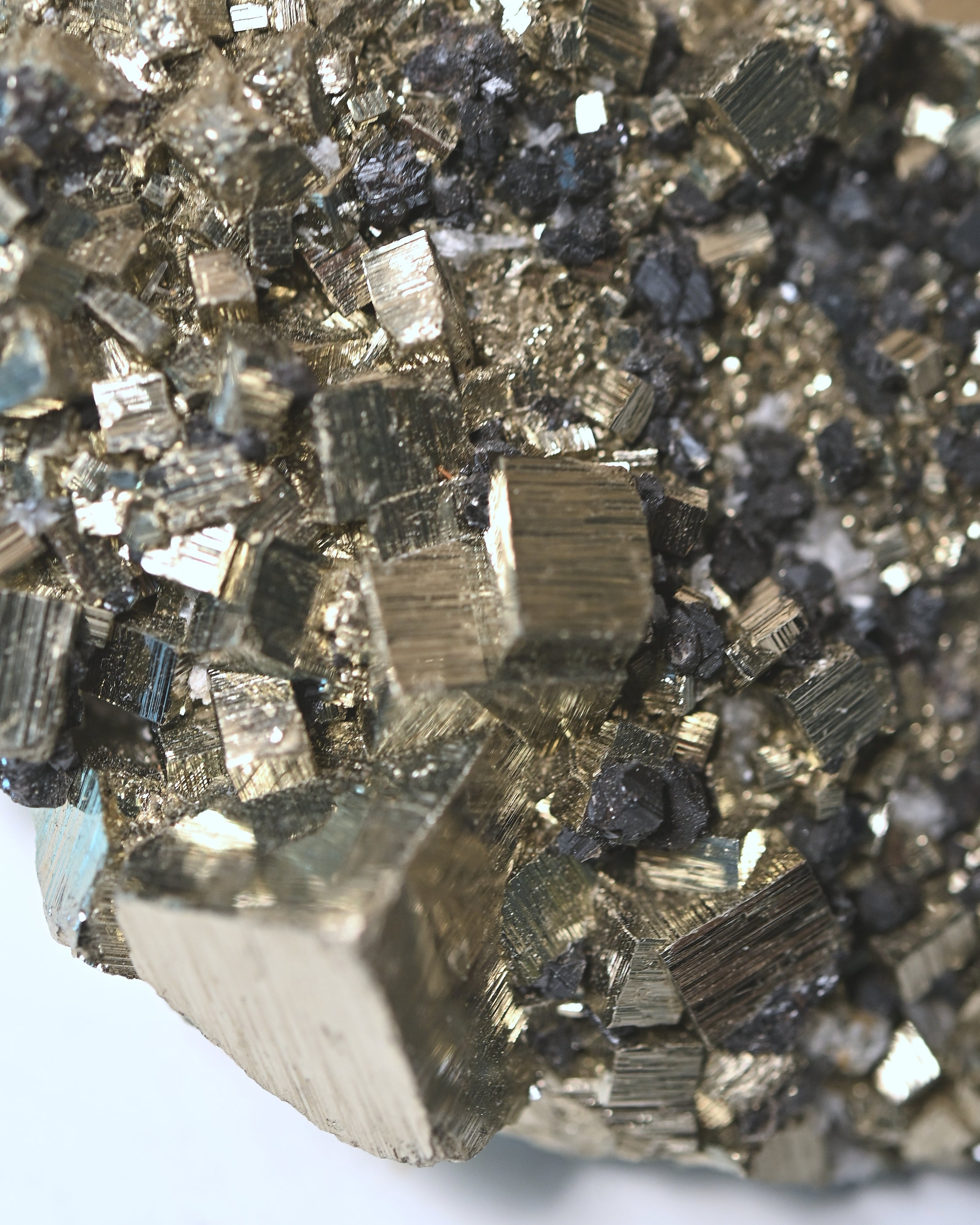 Pyrite Cubic Cluster 4in