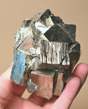Pyrite Cubic Cluster 3in