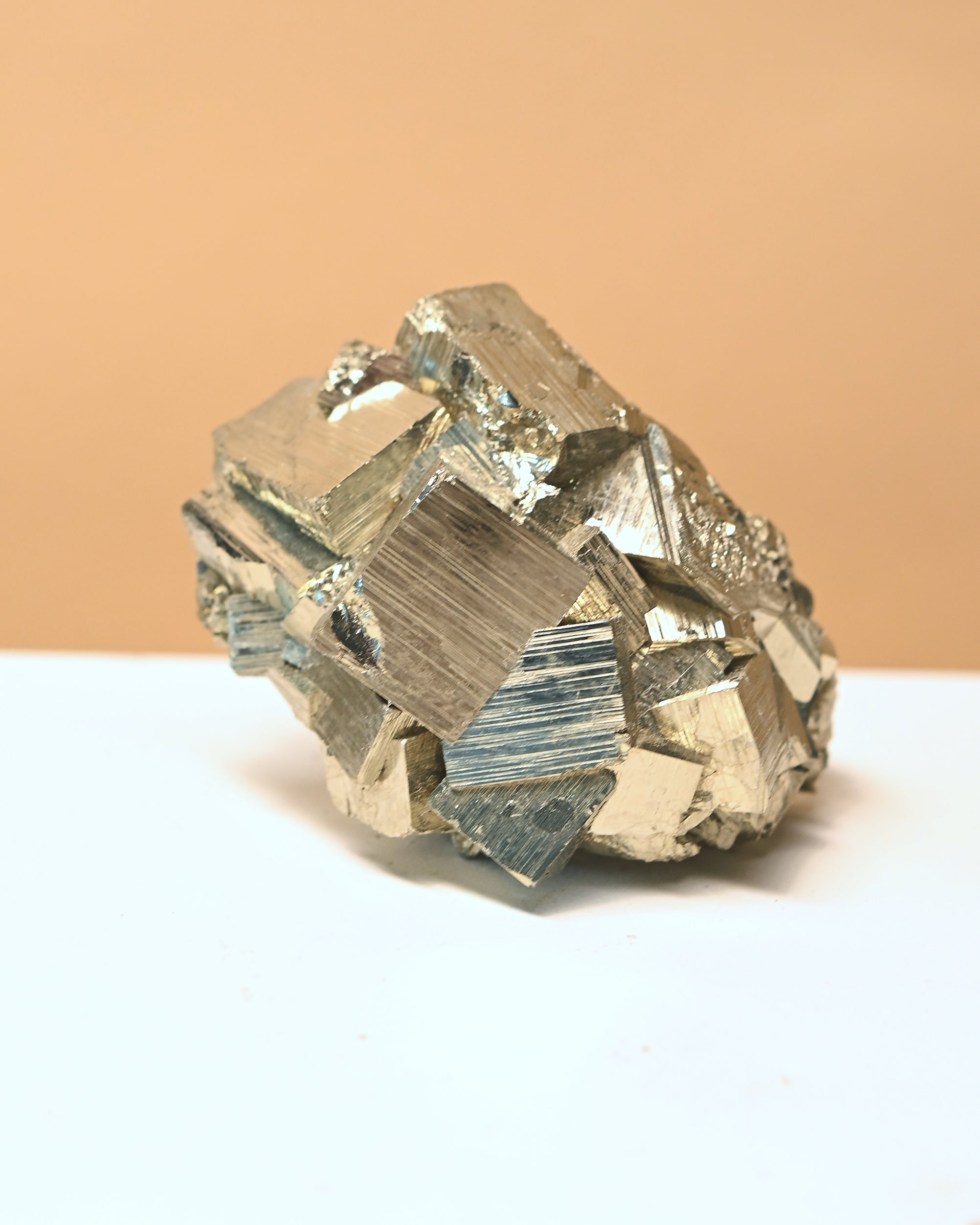 Pyrite Cubic Cluster 3in