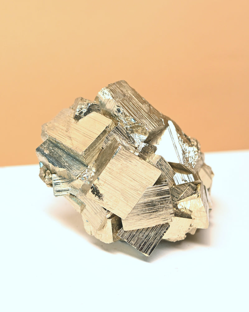 Pyrite Cubic Cluster 3in