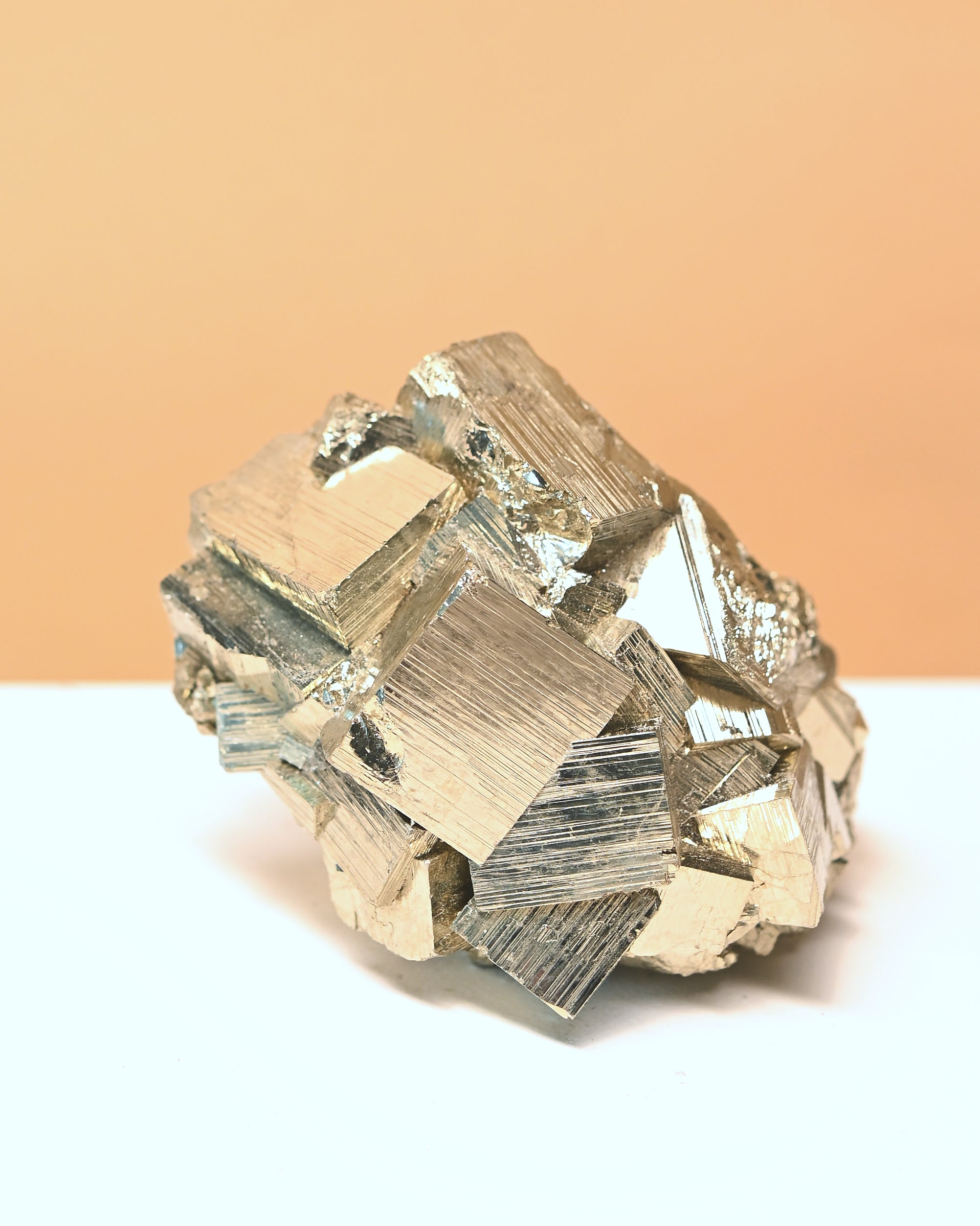 Pyrite Cubic Cluster 3in