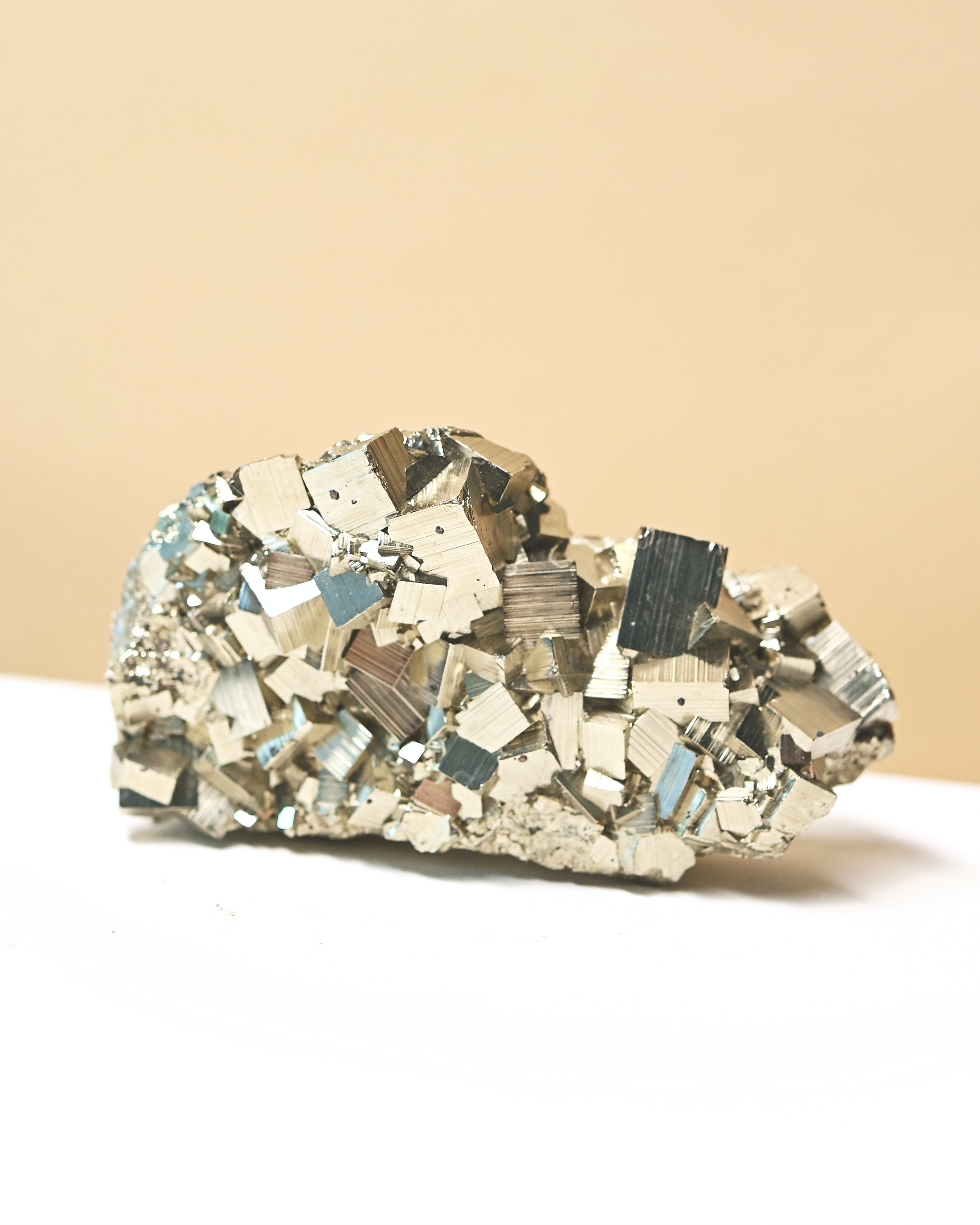 Pyrite Cubic Cluster 5in