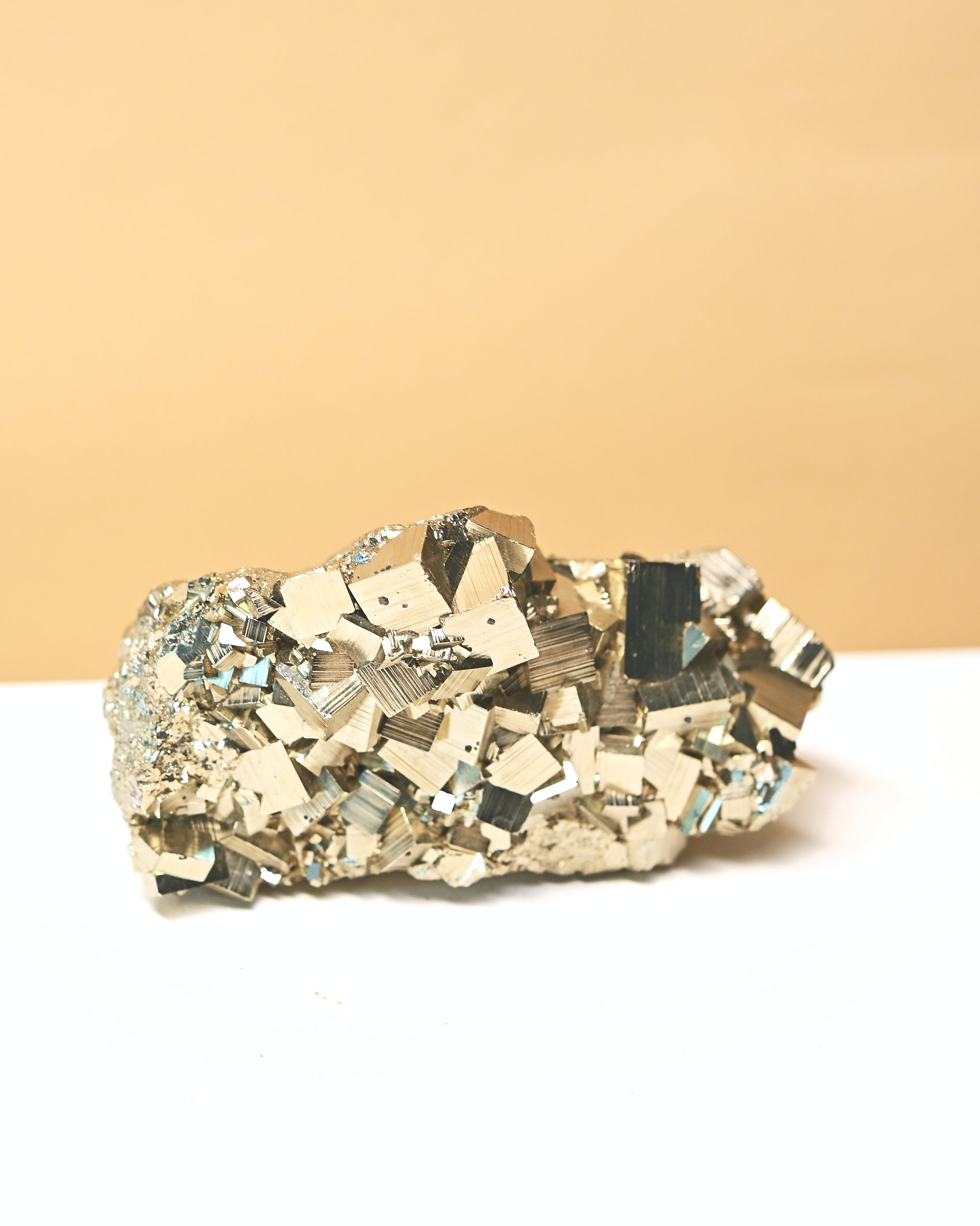 Pyrite Cubic Cluster 5in