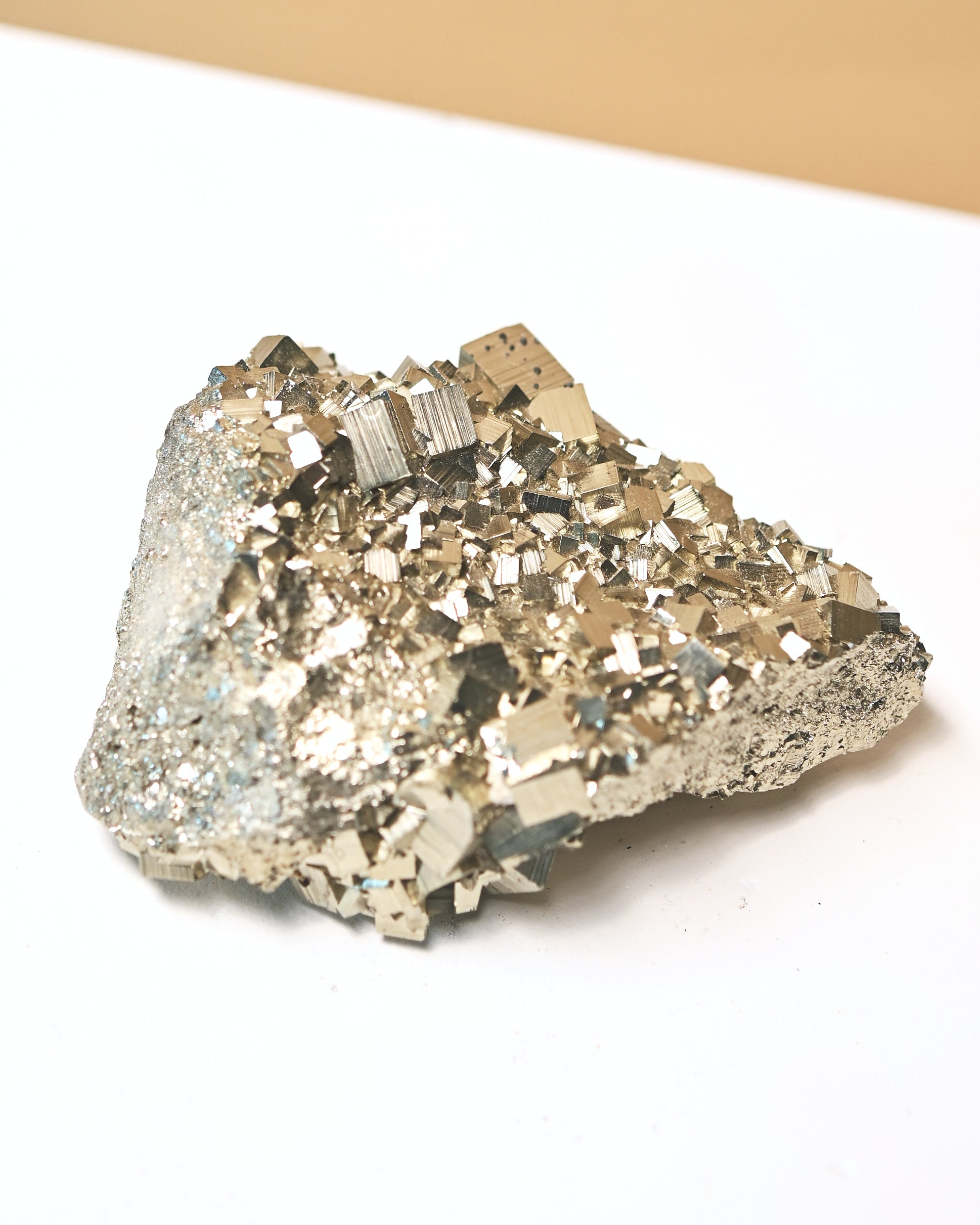Pyrite Cubic Cluster 4in