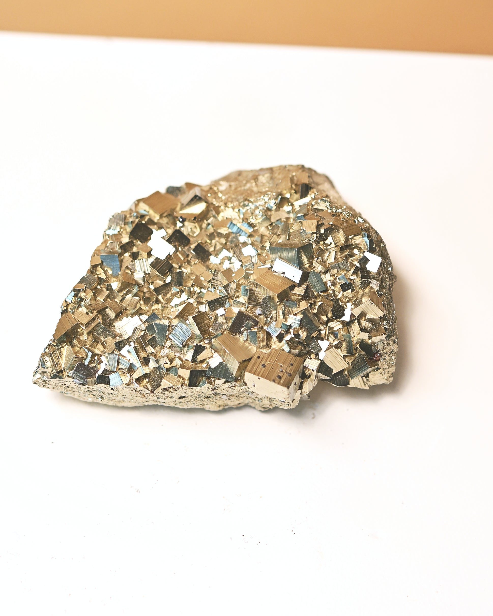 Pyrite Cubic Cluster 4in