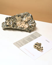 Pyrite with Botryoidal Calcite 4lbs