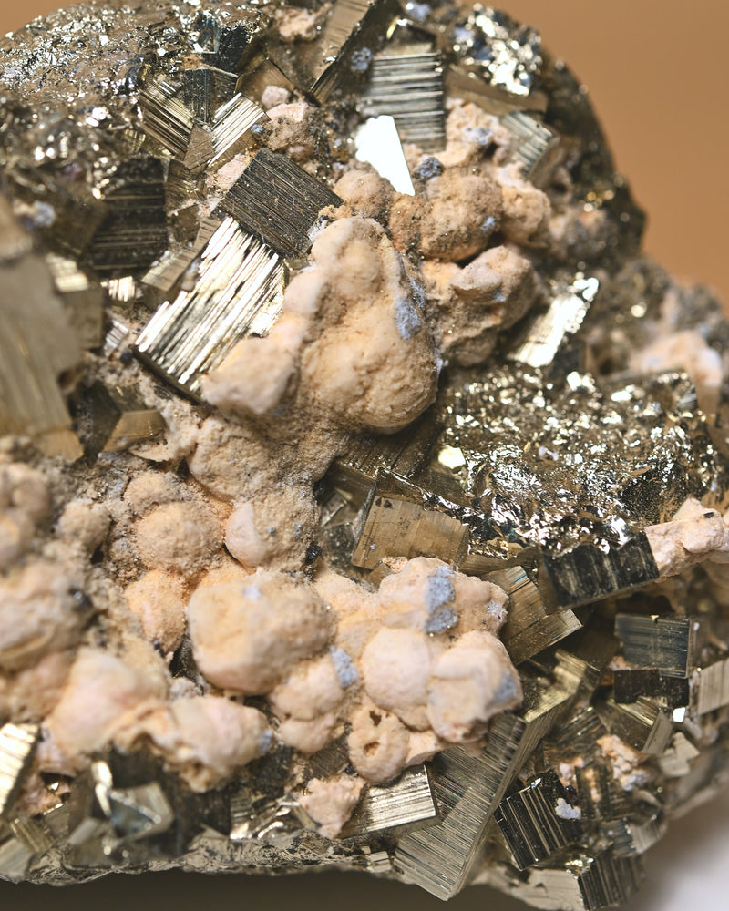Pyrite with Botryoidal Calcite 4lbs