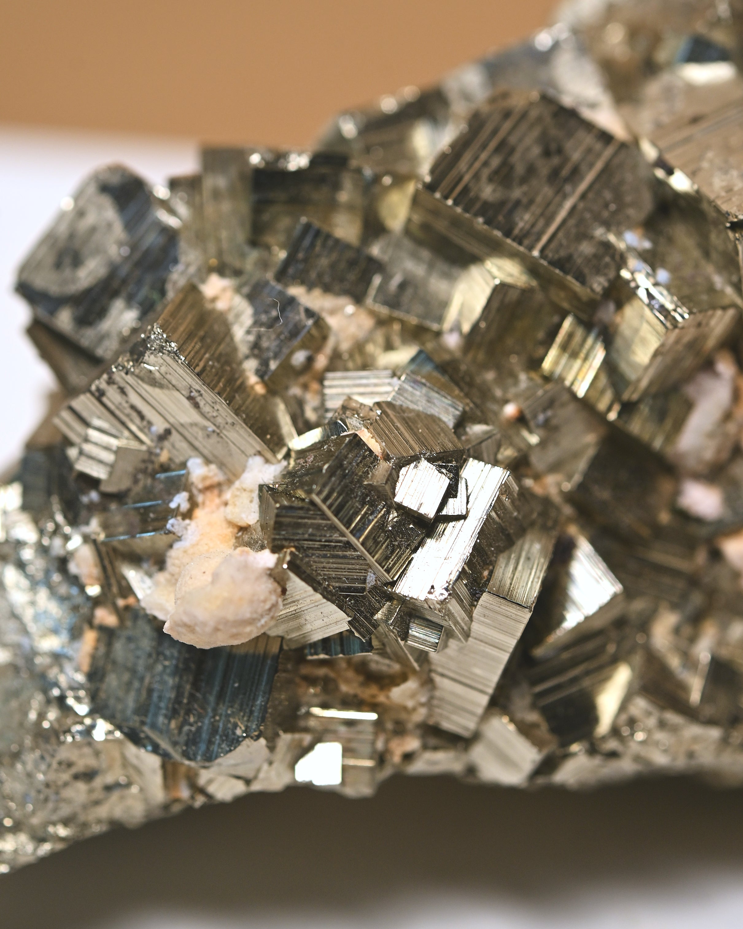 Pyrite with Botryoidal Calcite 4lbs