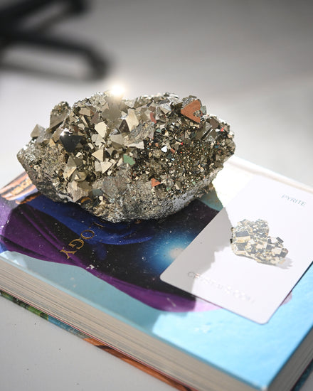 Octahedral Formation Pyrite Cluster 6lbs — Pyrite crystal specimen