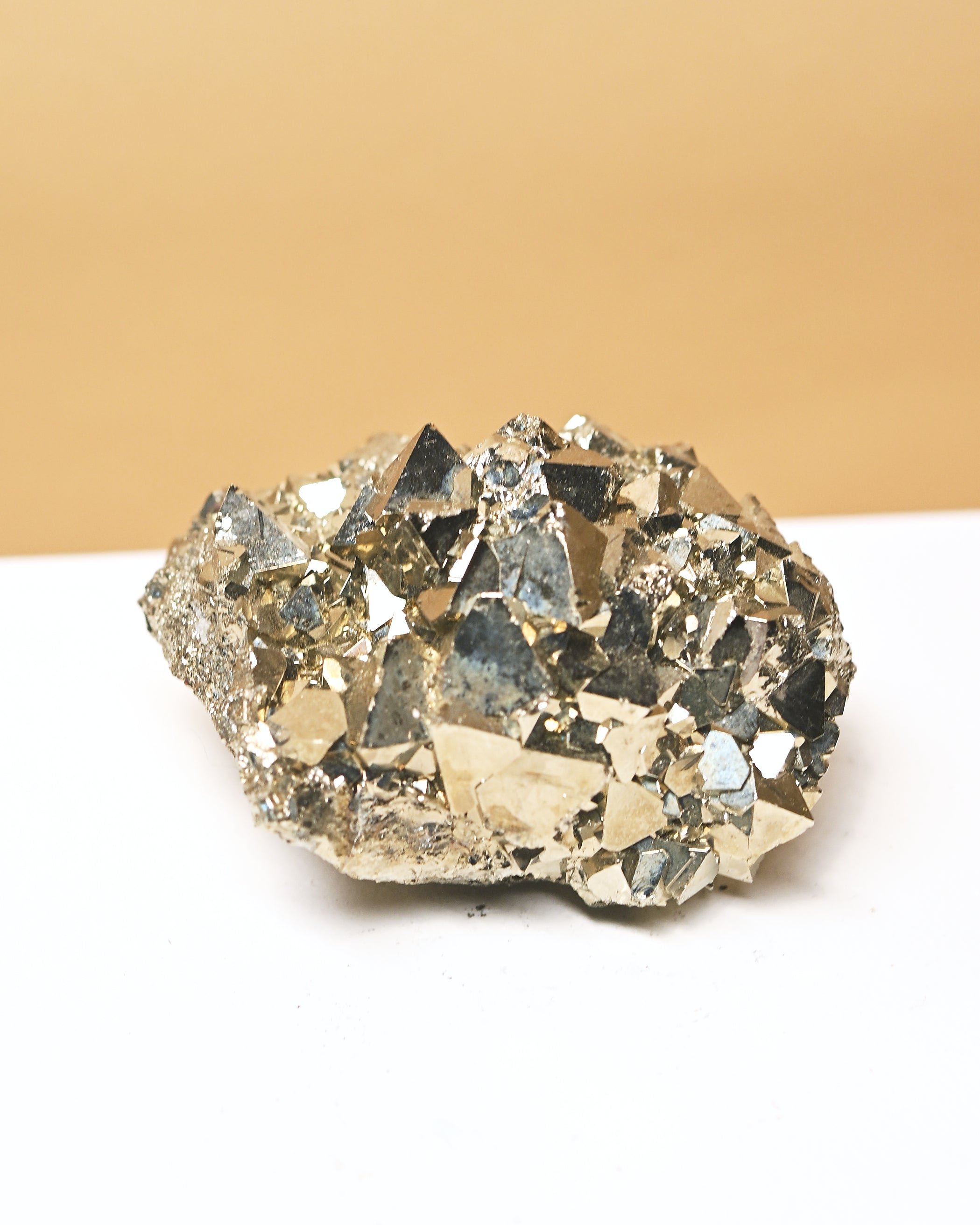 Pyrite Trangle Cluster 4in