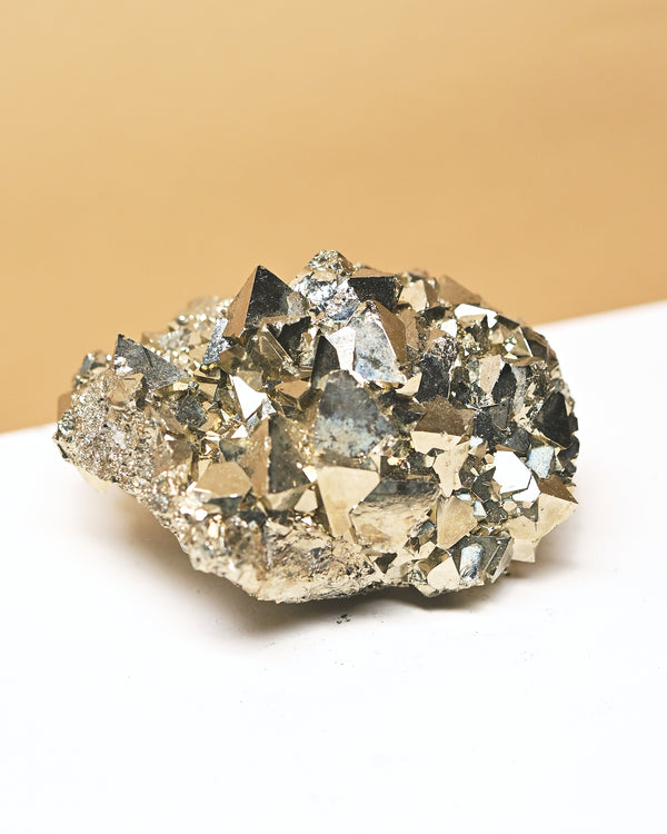 Octehedral Pyrite Cluster 4in