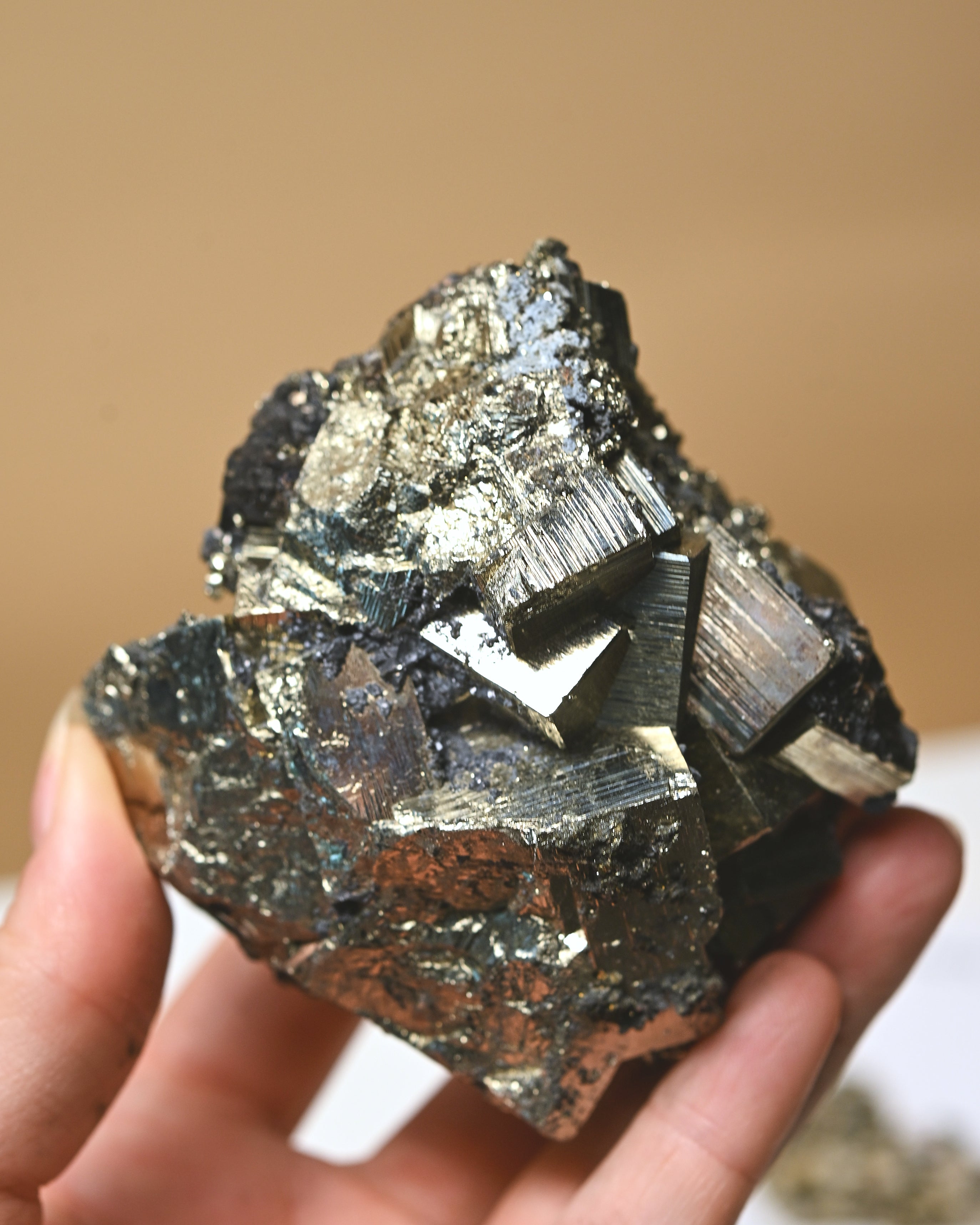 Pyrite Cubic Cluster 1.3lbs