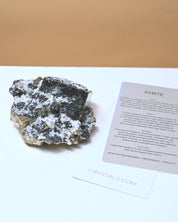 Galena, Pyrite + Quartz Cluster 1.4lbs