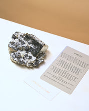Galena, Pyrite + Quartz Cluster 1.4lbs