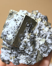 Galena, Pyrite + Quartz Cluster 1.4lbs