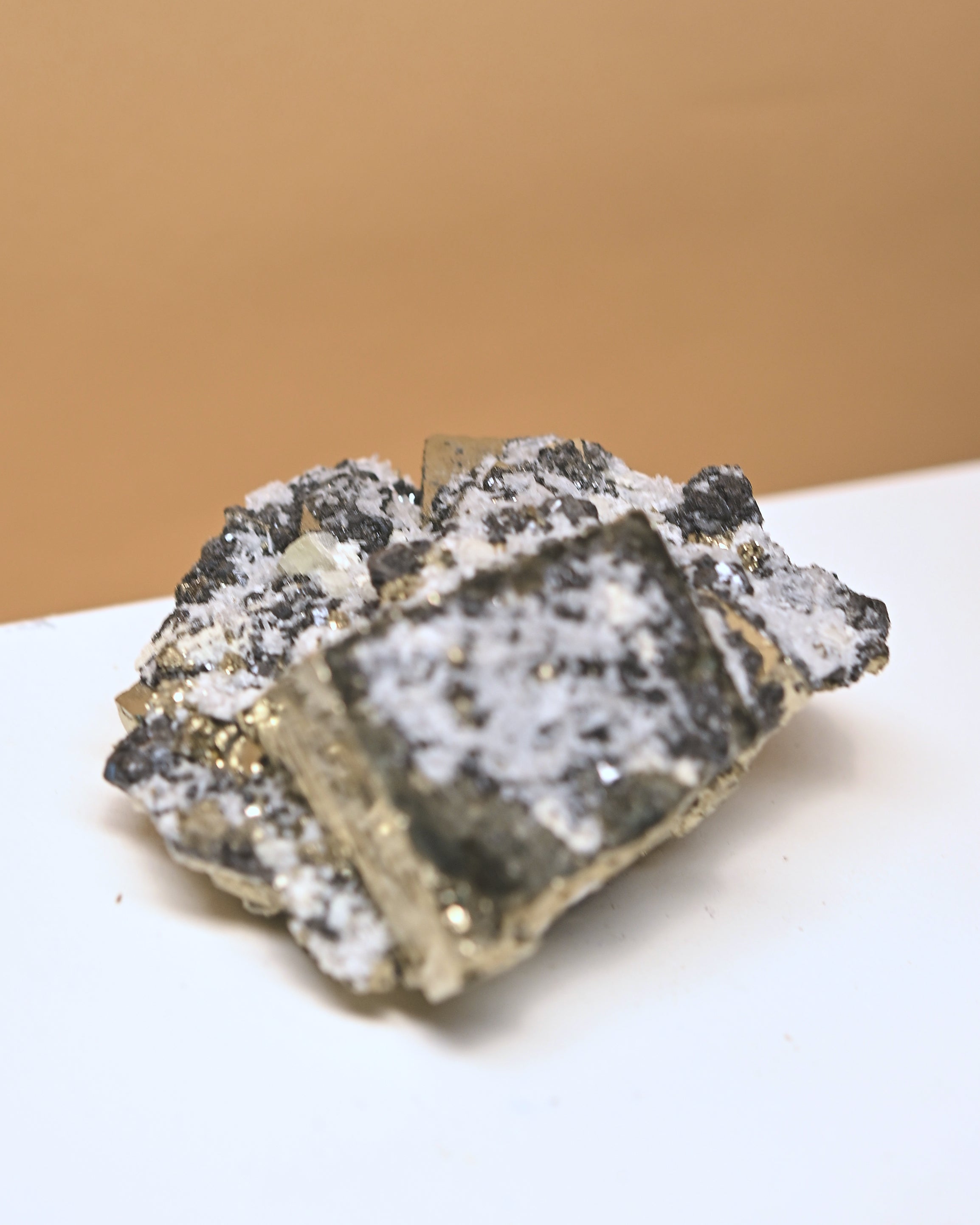 Galena, Pyrite + Quartz Cluster 1.4lbs