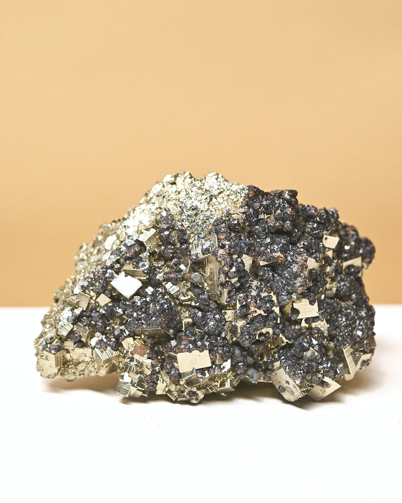 Cubic Pyrite w Galena 1.5lbs