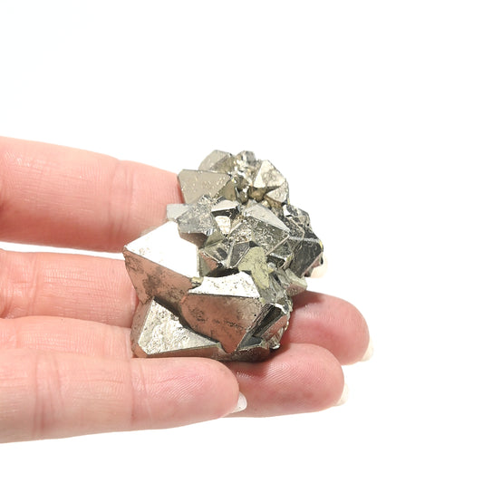Unique Triangle Pyrite Cluster 2 inch