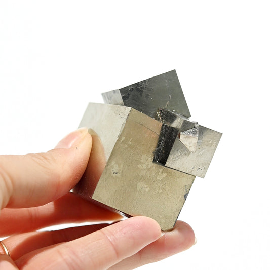 Interlocking Spanish Pyrite Cube