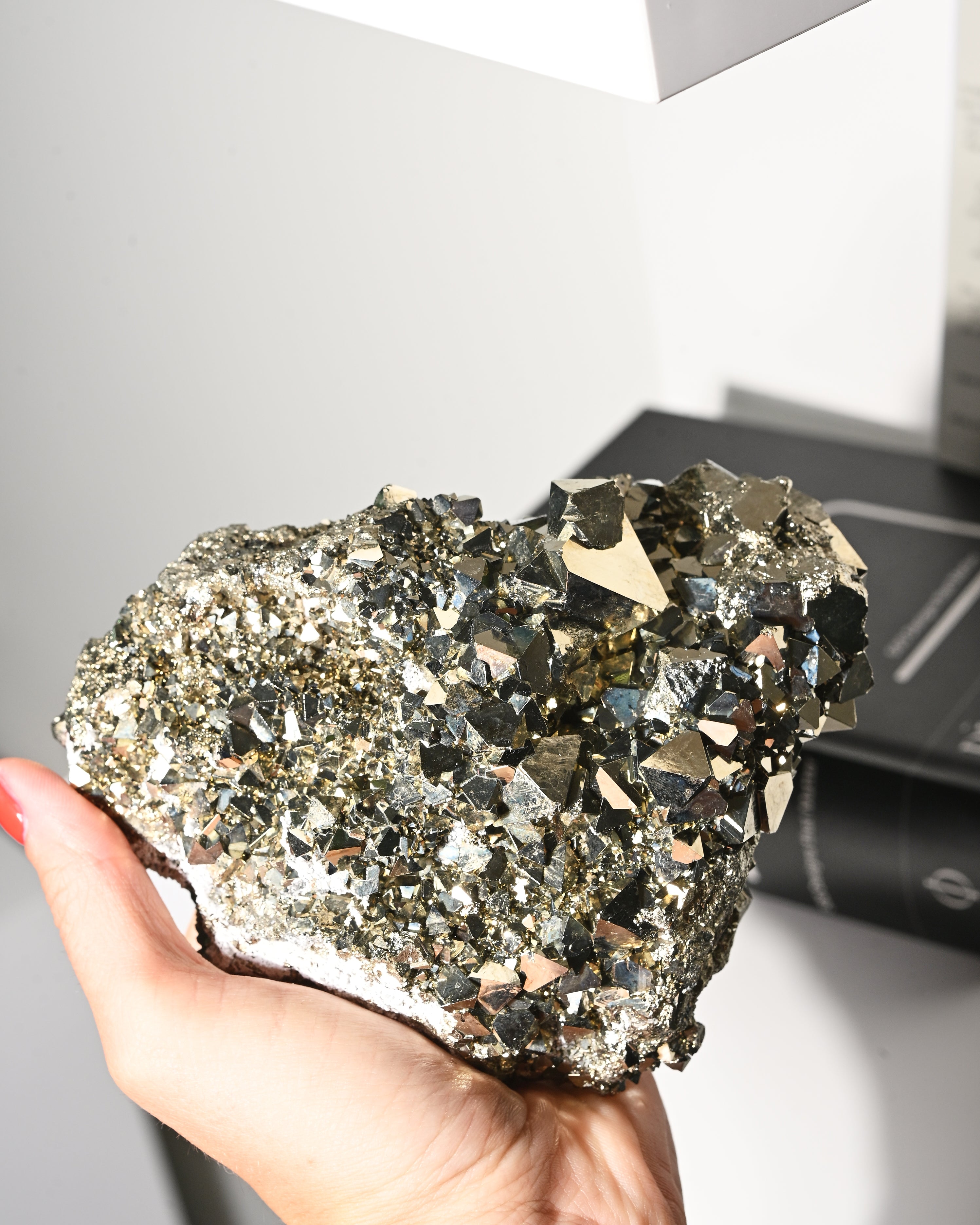 Triangle Formation Pyrite Cluster 3.3lbs