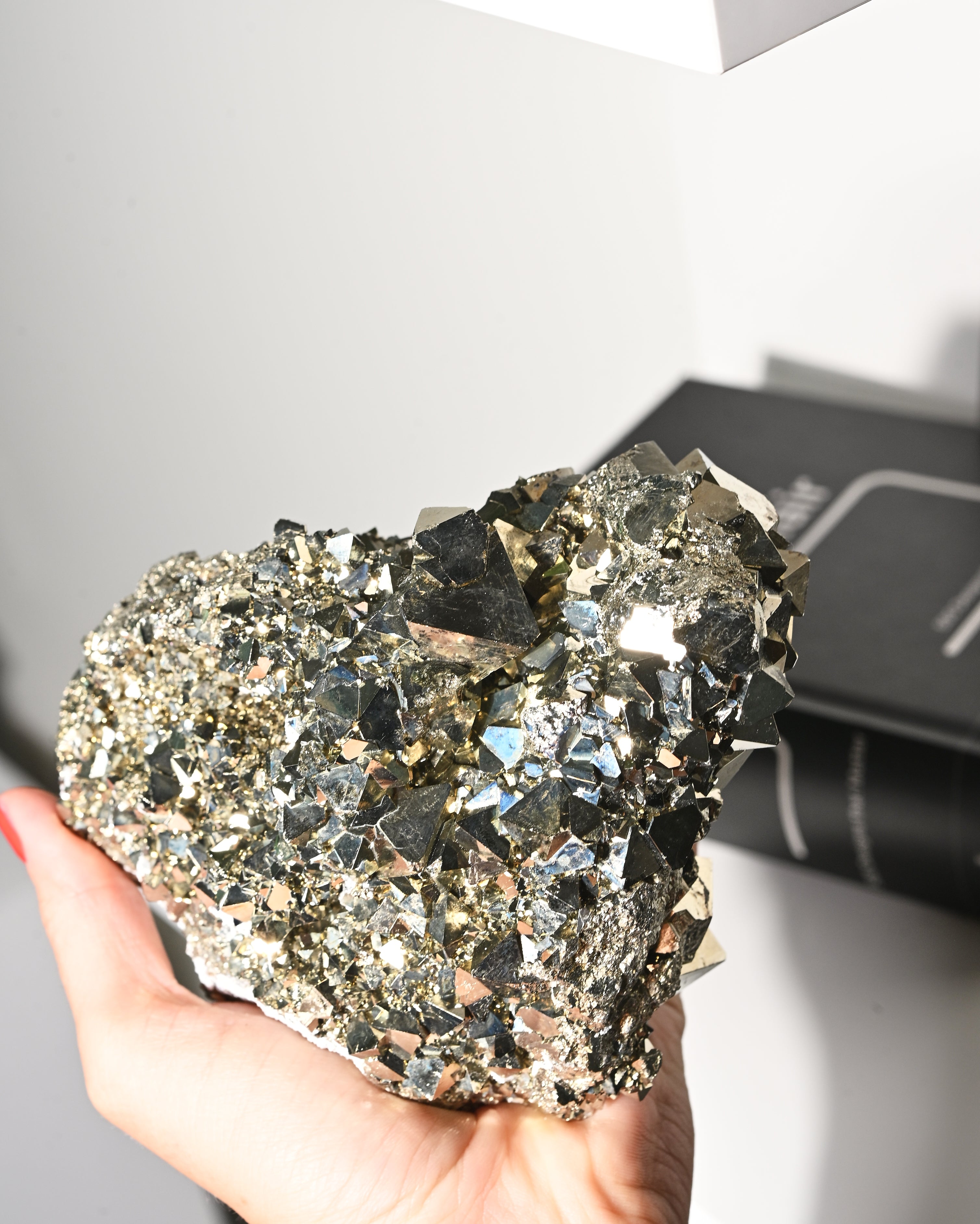 Triangle Formation Pyrite Cluster 3.3lbs