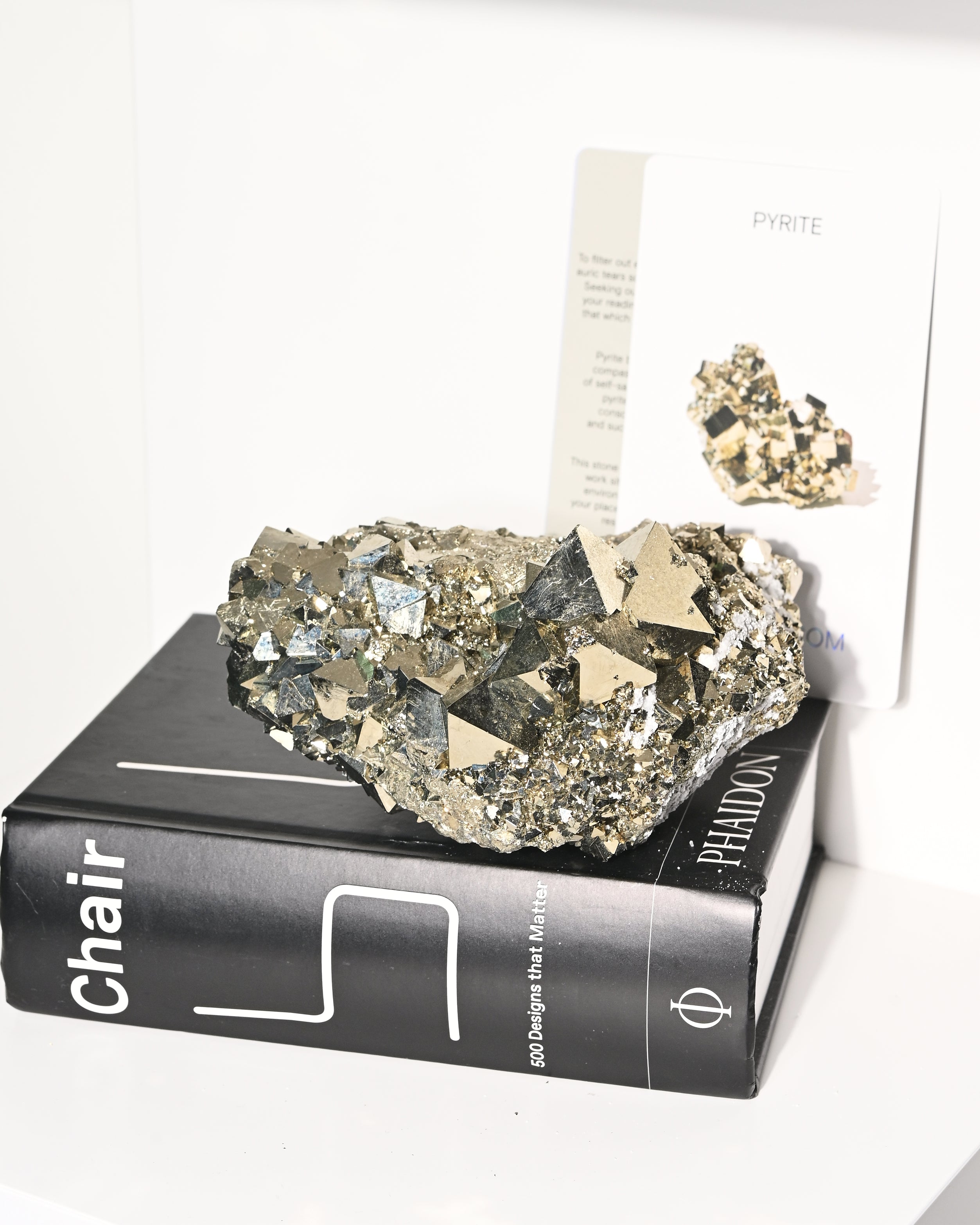 Triangle Formation Pyrite Cluster 3.3lbs