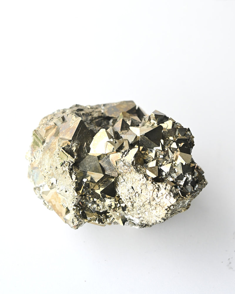 Octahedral Pyrite Cluster - Peru (2.6 lbs)