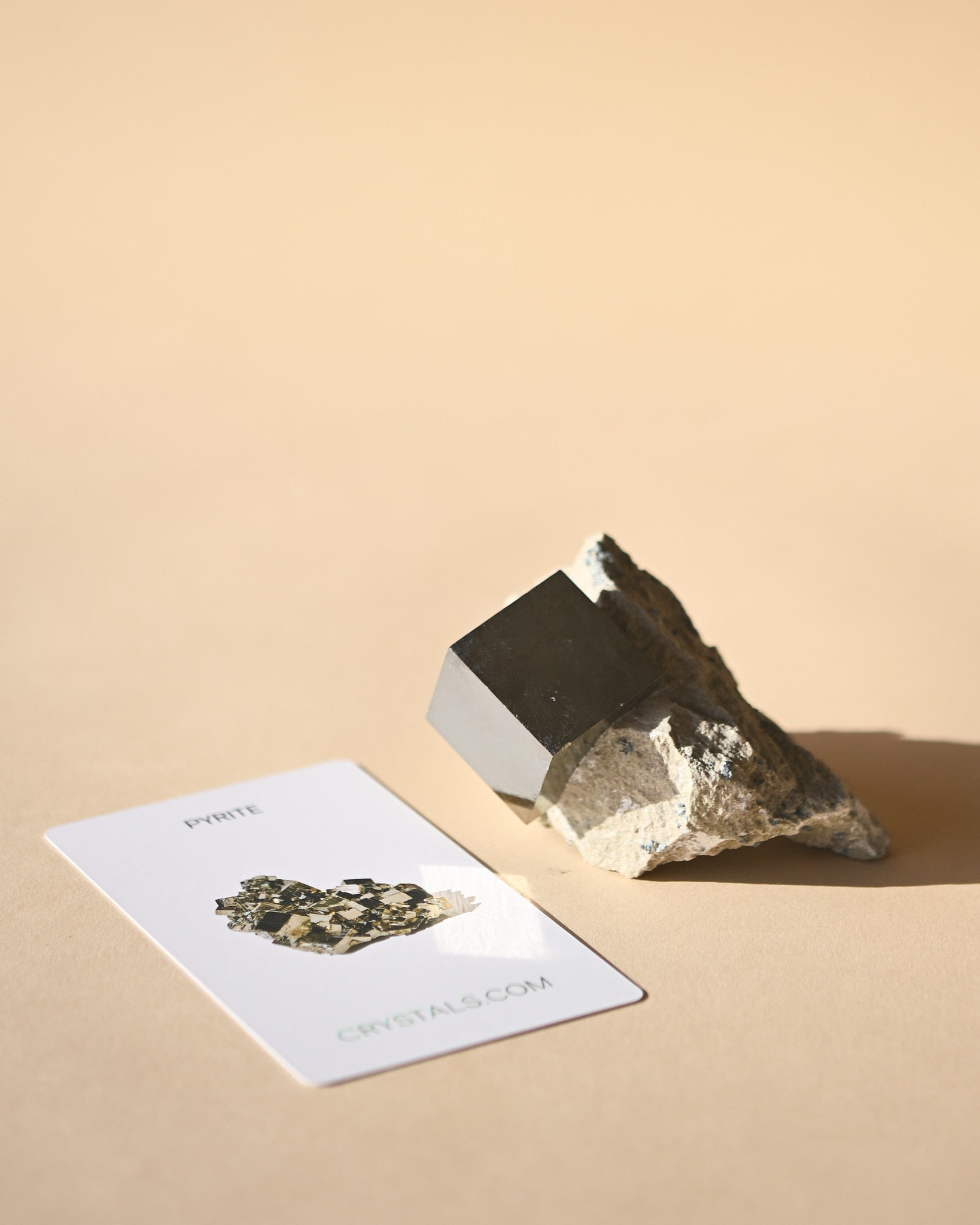 Pyrite on Matrix photo