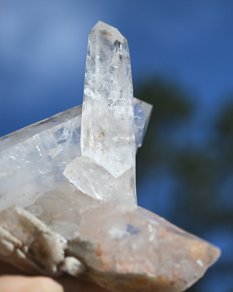 Brazilian Clear Quartz Cluster 4.3lbs-