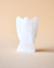 Mini Selenite Angel - selenite crystal crystal carving for sale at Crystals.com