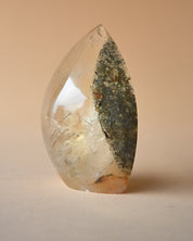 Chlorite & Rutile Included Quartz Flame