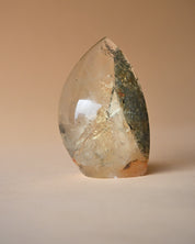 Chlorite & Rutile Included Quartz Flame