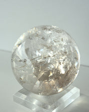 Rutilated Quartz Sphere side