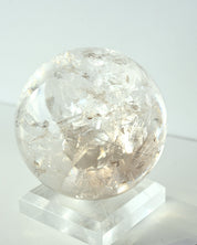 Rutilated Quartz Sphere angle