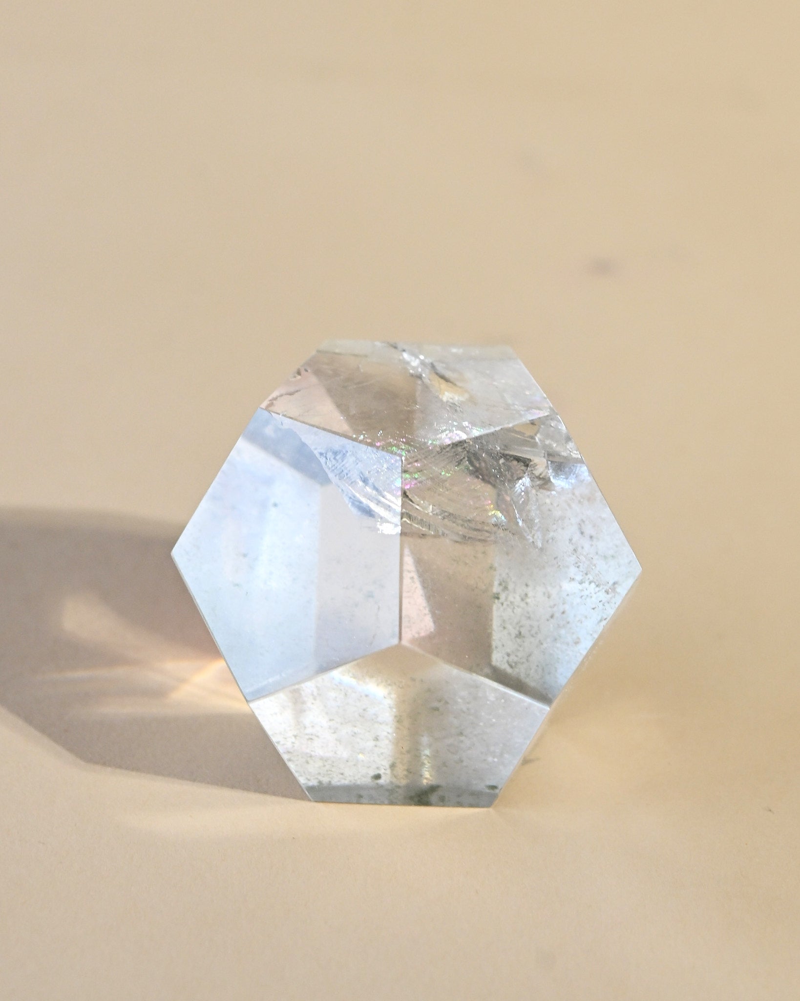 Clear Quartz Geometric Form