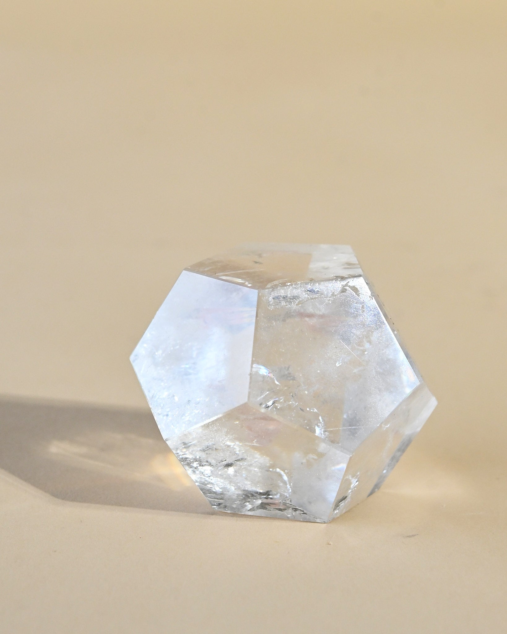 Clear Quartz Geometric Form