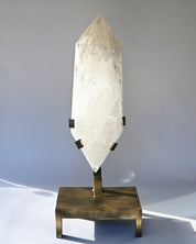 44lb XXL  Double-Terminated Quartz Point on Custom Stand