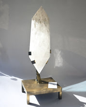 44lb XXL  Double-Terminated Quartz Point on Custom Stand