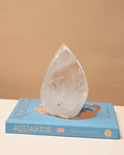 Clear Quartz flame 4 inch