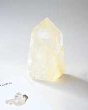 Fire Hematite Quartz  Point 4in