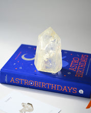 Fire Hematite Quartz  Point 4in