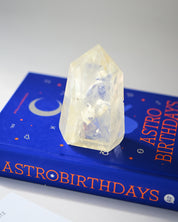Fire Hematite Quartz  Point 4in