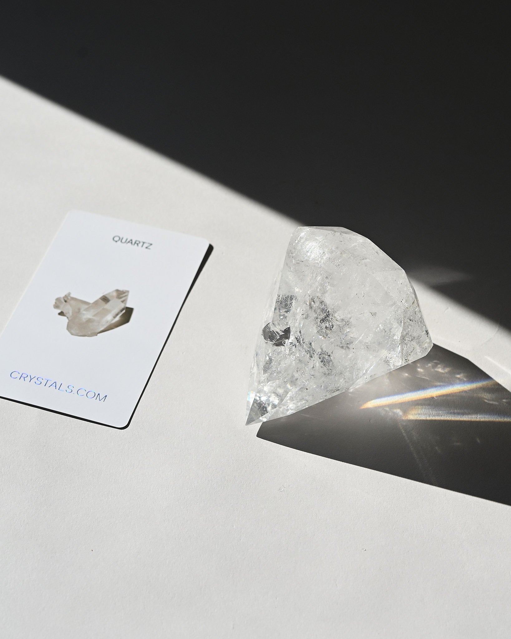 Clear Quartz Diamond