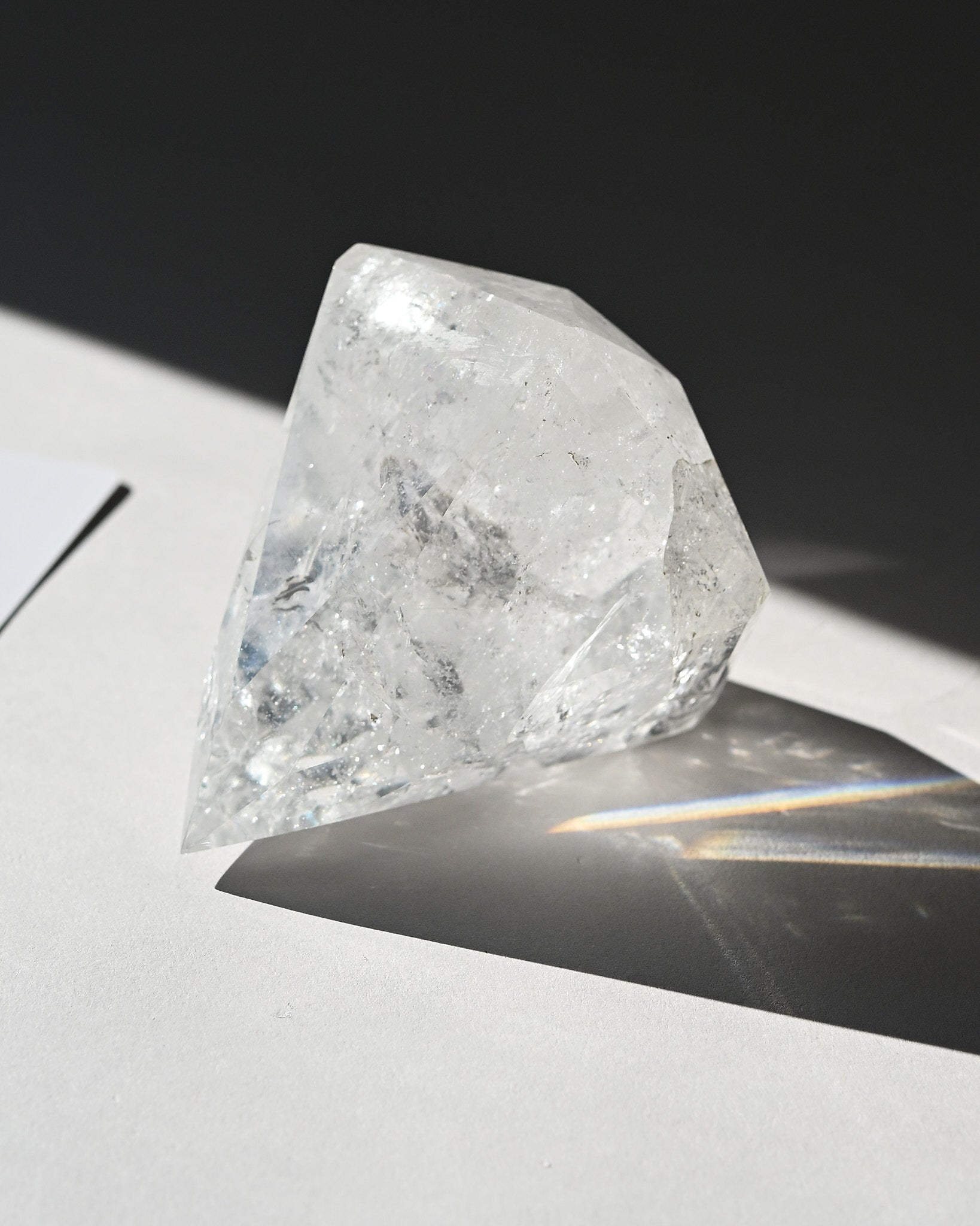 Clear Quartz Diamond
