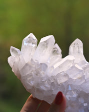 Arkansas Clear Quartz Cluster 2.175 lb — side