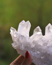 Arkansas Clear Quartz Cluster 2.175 lb — top